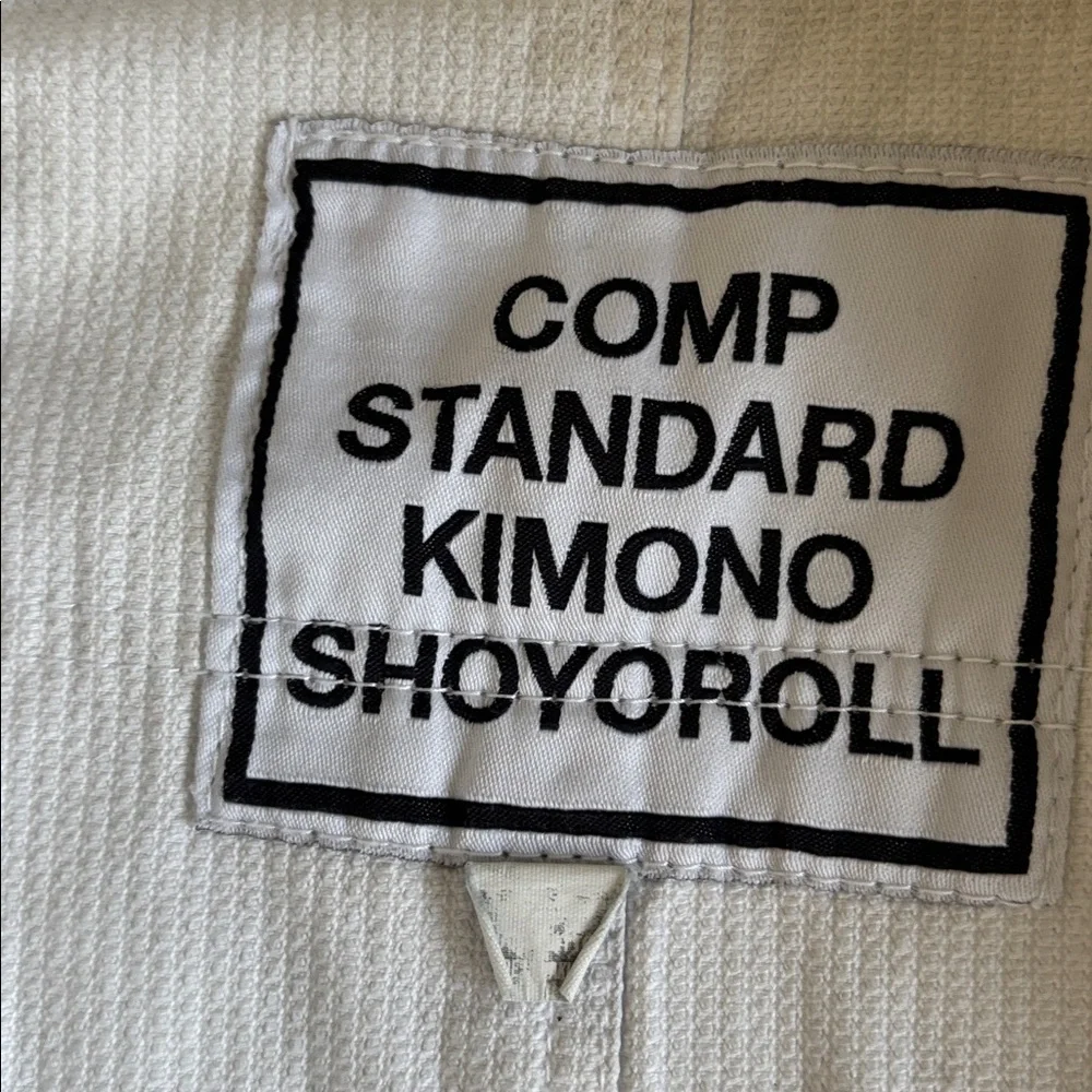 Hoyoroll COMP Standard White Kimono Gi with Pink Trim - Picture 3 of 5
